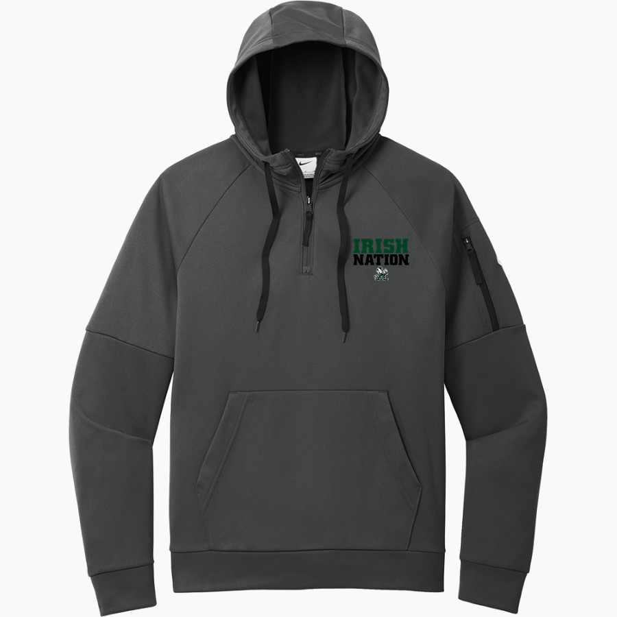 Sheldon Irish <span class="pdp-name-mascot">Sheldon Irish</span> Nike Men's Therma-FIT Pocket 1/4-Zip Fleece Hoodie