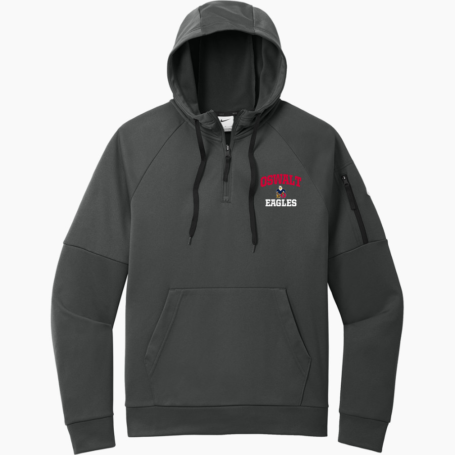 Oswalt Eagles <span class="pdp-name-mascot">Oswalt Academy Eagles</span> Nike Men's Therma-FIT Pocket 1/4-Zip Fleece Hoodie