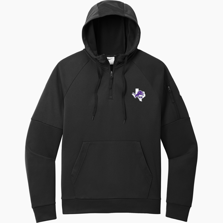 Johnson County Lions <span class="pdp-name-mascot">JOHNSON COUNTY SPORTS ASSOCIATION Lions</span> Nike Men's Therma-FIT Pocket 1/4-Zip Fleece Hoodie