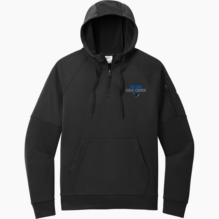 SALE CREEK Panthers Online Store <span class="pdp-name-mascot">SALE CREEK PANTHERS /LADY</span> Nike Men's Therma-FIT Pocket 1/4-Zip Fleece Hoodie