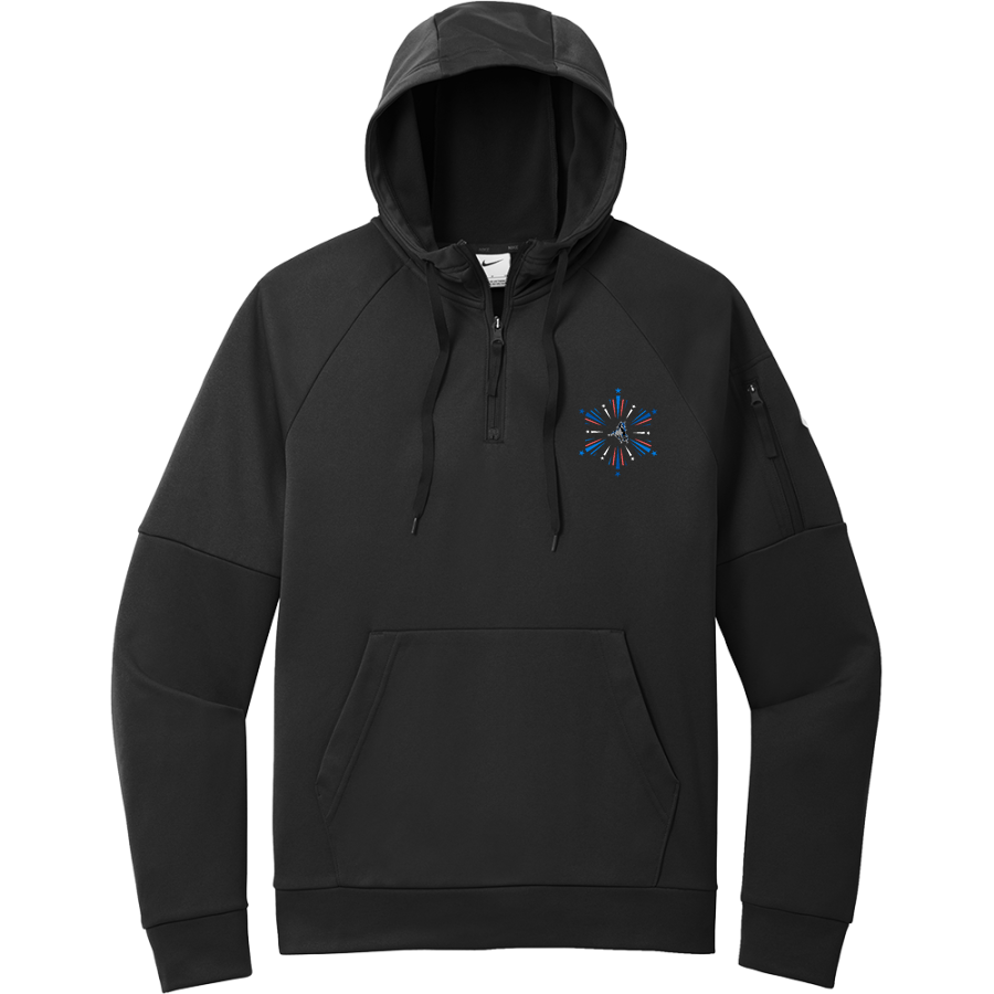 Springfield Mustangs official sideline store <span class="pdp-name-mascot">Springfield Middle School Mustangs</span> Nike Men's Therma-FIT Pocket 1/4-Zip Fleece Hoodie