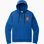 YES PREP NORTH CENTRAL HIGH SCHOOL TRAILBLAZERS <span class="pdp-name-mascot">YES PREP NORTH TRAILBLAZERS</span> Nike Men's Therma-FIT Pocket 1/4-Zip Fleece Hoodie Front Thumbnail