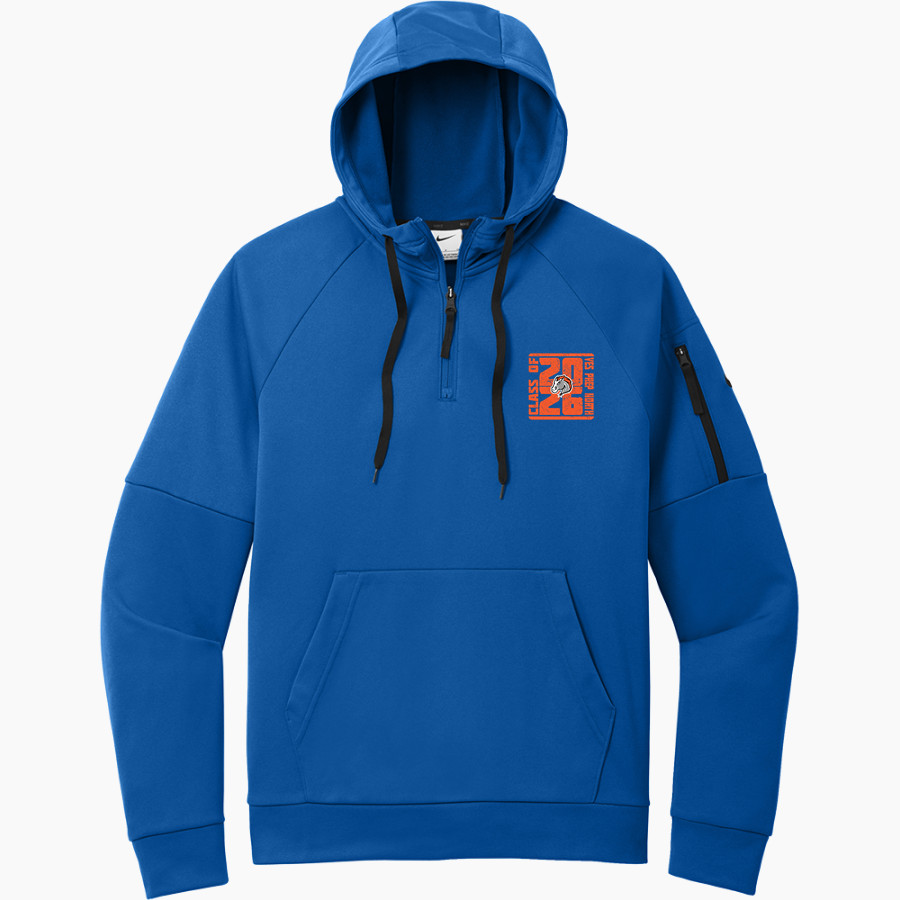 YES PREP NORTH CENTRAL HIGH SCHOOL TRAILBLAZERS <span class="pdp-name-mascot">YES PREP NORTH TRAILBLAZERS</span> Nike Men's Therma-FIT Pocket 1/4-Zip Fleece Hoodie