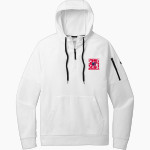 MENDHAM HIGH SCHOOL MINUTEMEN Nike Men's Therma-FIT Pocket 1/4-Zip Fleece Hoodie Front Thumbnail