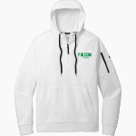 WOODINVILLE HIGH SCHOOL FALCONS Nike Men's Therma-FIT Pocket 1/4-Zip Fleece Hoodie Front Thumbnail