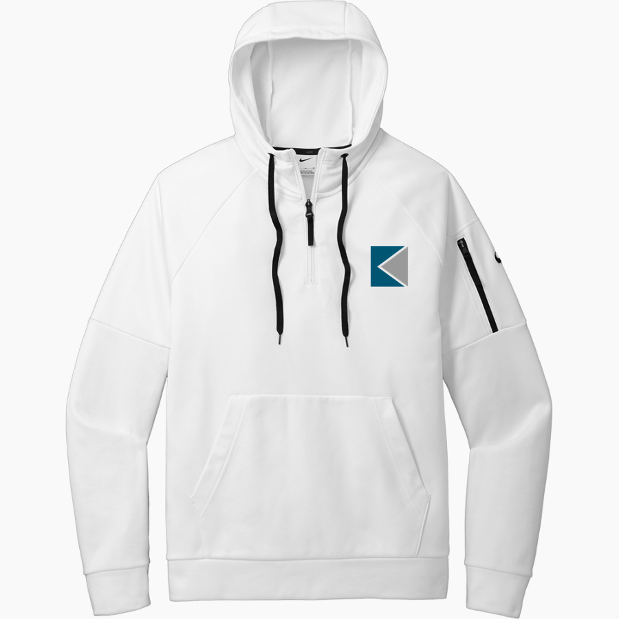 KENNY PIPE & SUPPLY Nike Men's Therma-FIT Pocket 1/4-Zip Fleece Hoodie
