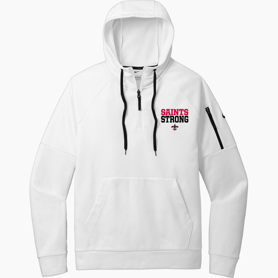 Santa Barbara Saints Football <span class="pdp-name-mascot">Santa Barbara Saints Football</span> Nike Men's Therma-FIT Pocket 1/4-Zip Fleece Hoodie