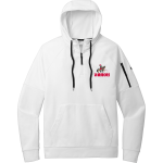 QUANTICO HIGH SCHOOL WARRIORS <span class="pdp-name-mascot">QUANTICO WARRIORS</span> Nike Men's Therma-FIT Pocket 1/4-Zip Fleece Hoodie Front Thumbnail