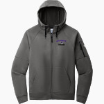 King's Ridge Christian Tigers Nike Men's Therma-FIT Pocket Full-Zip Fleece Hoodie Front Thumbnail