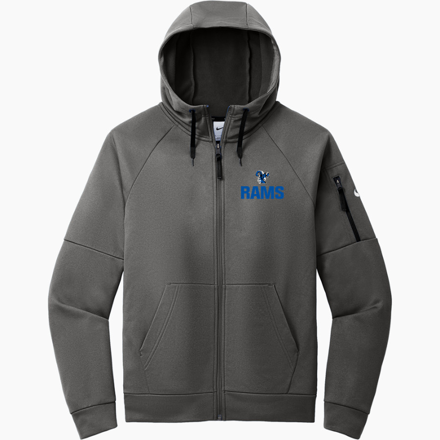 Good Shepherd Rams <span class="pdp-name-mascot">Good Shepherd School Rams</span> Nike Men's Therma-FIT Pocket Full-Zip Fleece Hoodie
