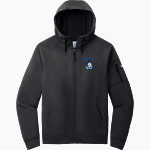 UAH Chargers <span class="pdp-name-mascot">University of Alabama Chargers</span> Nike Men's Therma-FIT Pocket Full-Zip Fleece Hoodie Front Thumbnail