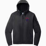 Hays Hitmen <span class="pdp-name-mascot">Hays Hitmen </span> Nike Men's Therma-FIT Pocket Full-Zip Fleece Hoodie Front Thumbnail
