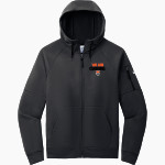 CUSHING HIGH SCHOOL TIGERS Nike Men's Therma-FIT Pocket Full-Zip Fleece Hoodie Front Thumbnail