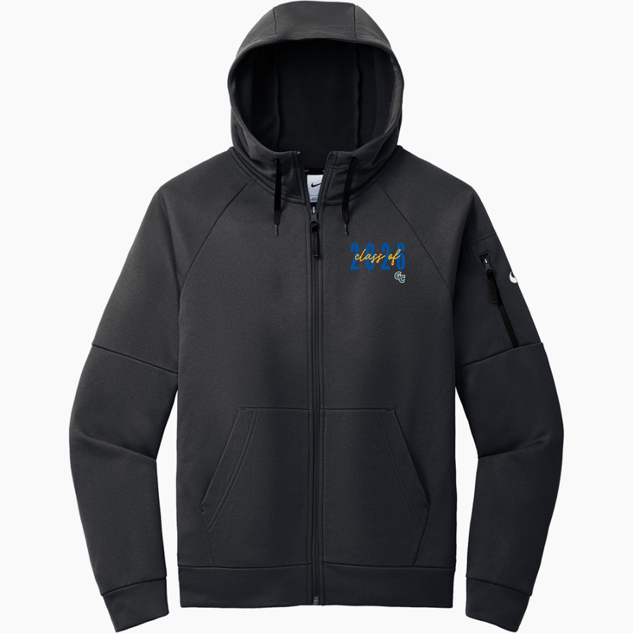 Greenfield Central Cougars Online Store <span class="pdp-name-mascot">Greenfield-Central Cougars</span> Nike Men's Therma-FIT Pocket Full-Zip Fleece Hoodie