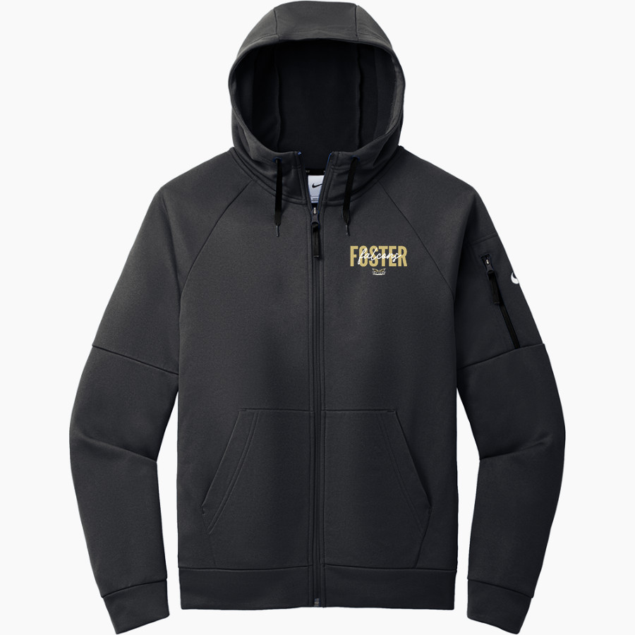 FOSTER HIGH SCHOOL FALCONS <span class="pdp-name-mascot">FOSTER FALCONS</span> Nike Men's Therma-FIT Pocket Full-Zip Fleece Hoodie