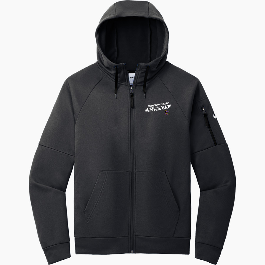 Minnesota State University Mankato <span class="pdp-name-mascot">Minnesota State Mavericks</span> Nike Men's Therma-FIT Pocket Full-Zip Fleece Hoodie