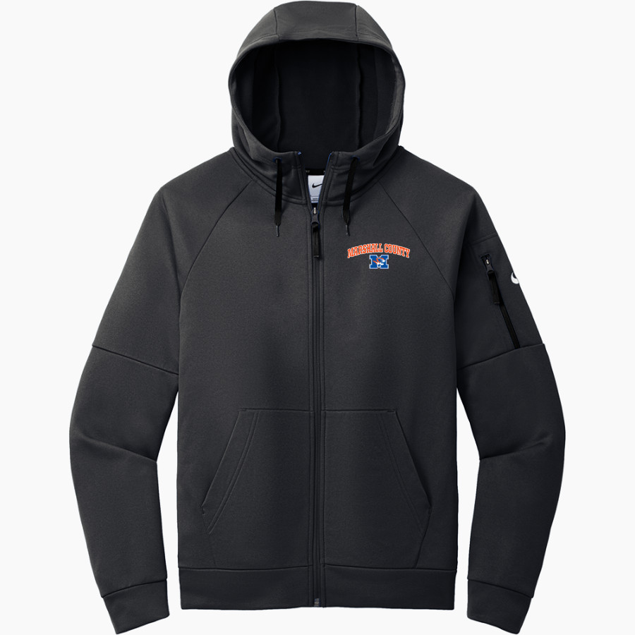 Marshall County Tigers <span class="pdp-name-mascot">Marshall County Tigers</span> Nike Men's Therma-FIT Pocket Full-Zip Fleece Hoodie