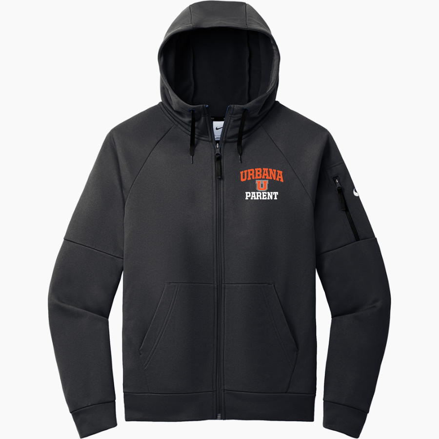 URBANA HIGH SCHOOL TIGERS <span class="pdp-name-mascot">URBANA TIGERS</span> Nike Men's Therma-FIT Pocket Full-Zip Fleece Hoodie