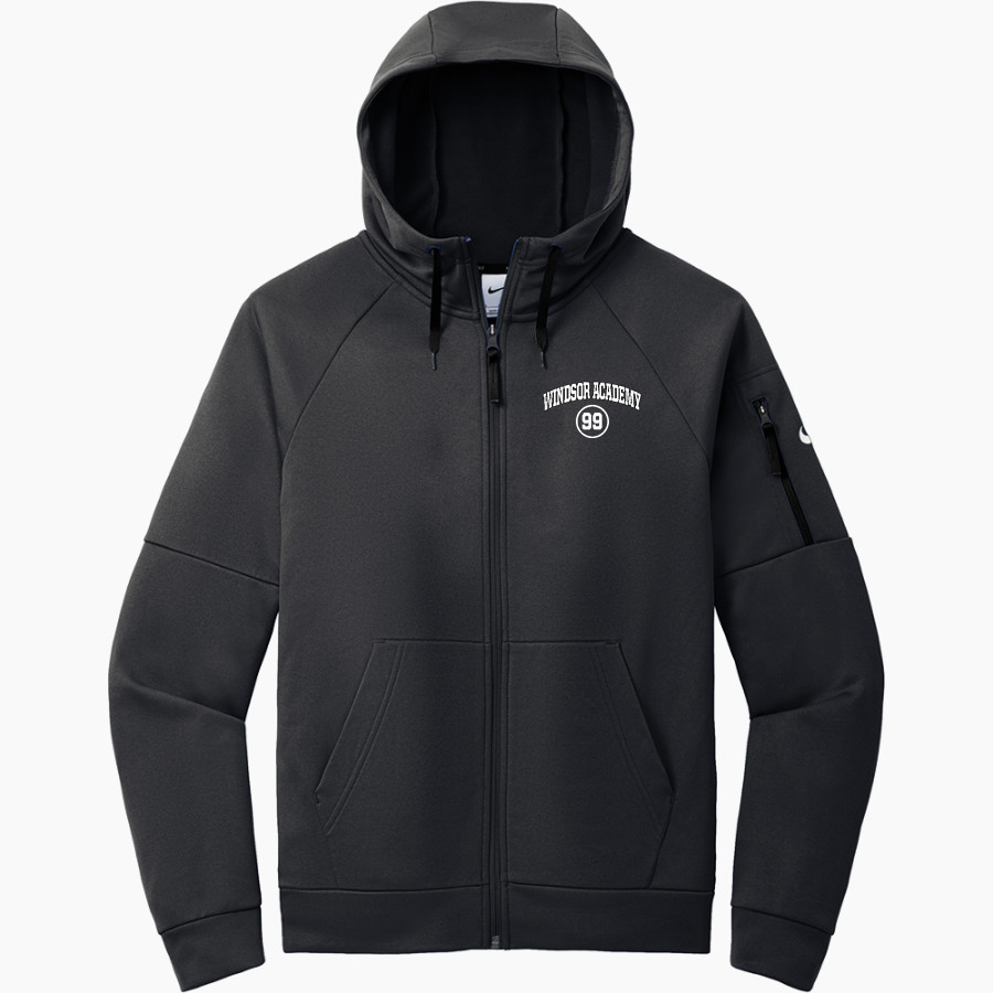 WINDSOR ACADEMY KNIGHTS <span class="pdp-name-mascot">WINDSOR ACADEMY KNIGHTS</span> Nike Men's Therma-FIT Pocket Full-Zip Fleece Hoodie