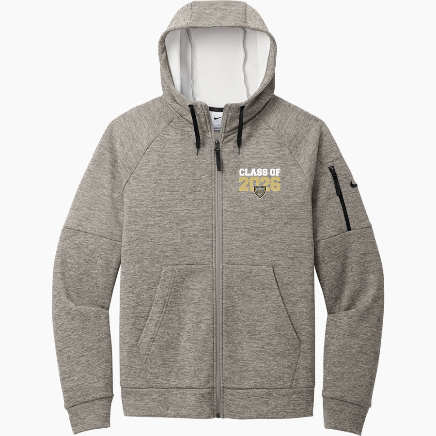 Mt Vernon Marauders Nike Men's Therma-FIT Pocket Full-Zip Fleece Hoodie