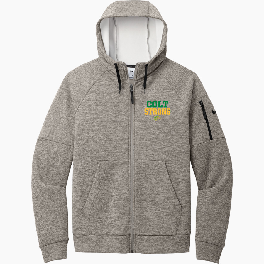 COLSTRIP HIGH SCHOOL COLTS <span class="pdp-name-mascot">COLSTRIP COLTS/FILLIES</span> Nike Men's Therma-FIT Pocket Full-Zip Fleece Hoodie