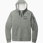 Wingate University Bulldogs Nike Men's Therma-FIT Pocket Full-Zip Fleece Hoodie Front Thumbnail
