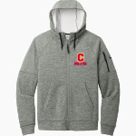 COFFEEVILLE HIGH SCHOOL PIRATES Nike Men's Therma-FIT Pocket Full-Zip Fleece Hoodie Front Thumbnail