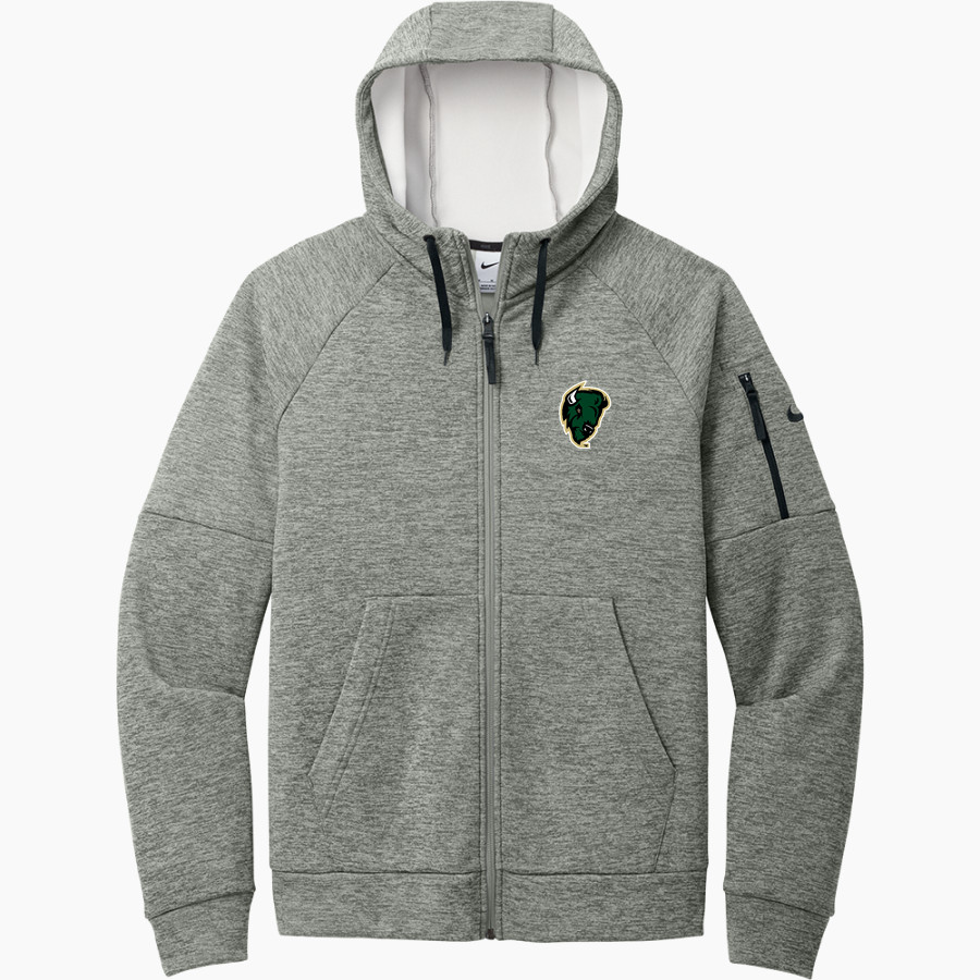 Point Park Athletics The Official Pioneer Online Store Nike Men's Therma-FIT Pocket Full-Zip Fleece Hoodie