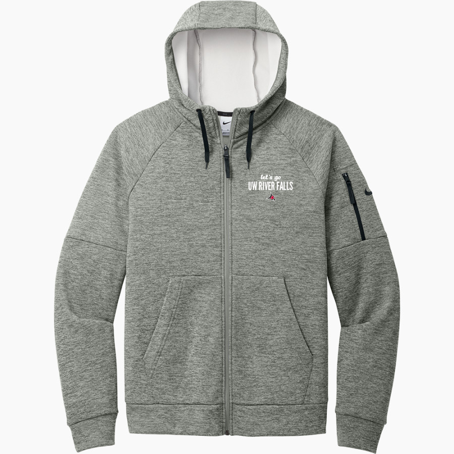 UW River Falls Falcons <span class="pdp-name-mascot">UW River Falls Falcons</span> Nike Men's Therma-FIT Pocket Full-Zip Fleece Hoodie