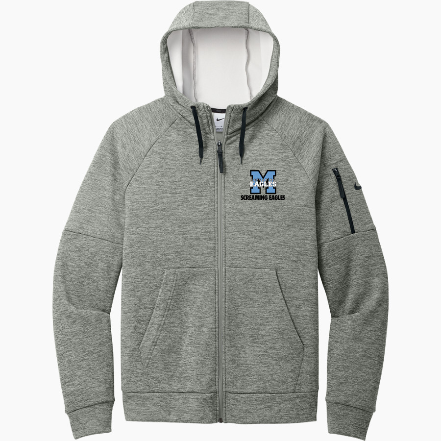 MIDLAKES HIGH SCHOOL SCREAMING EAGLES <span class="pdp-name-mascot">MIDLAKES SCREAMING EAGLES</span> Nike Men's Therma-FIT Pocket Full-Zip Fleece Hoodie