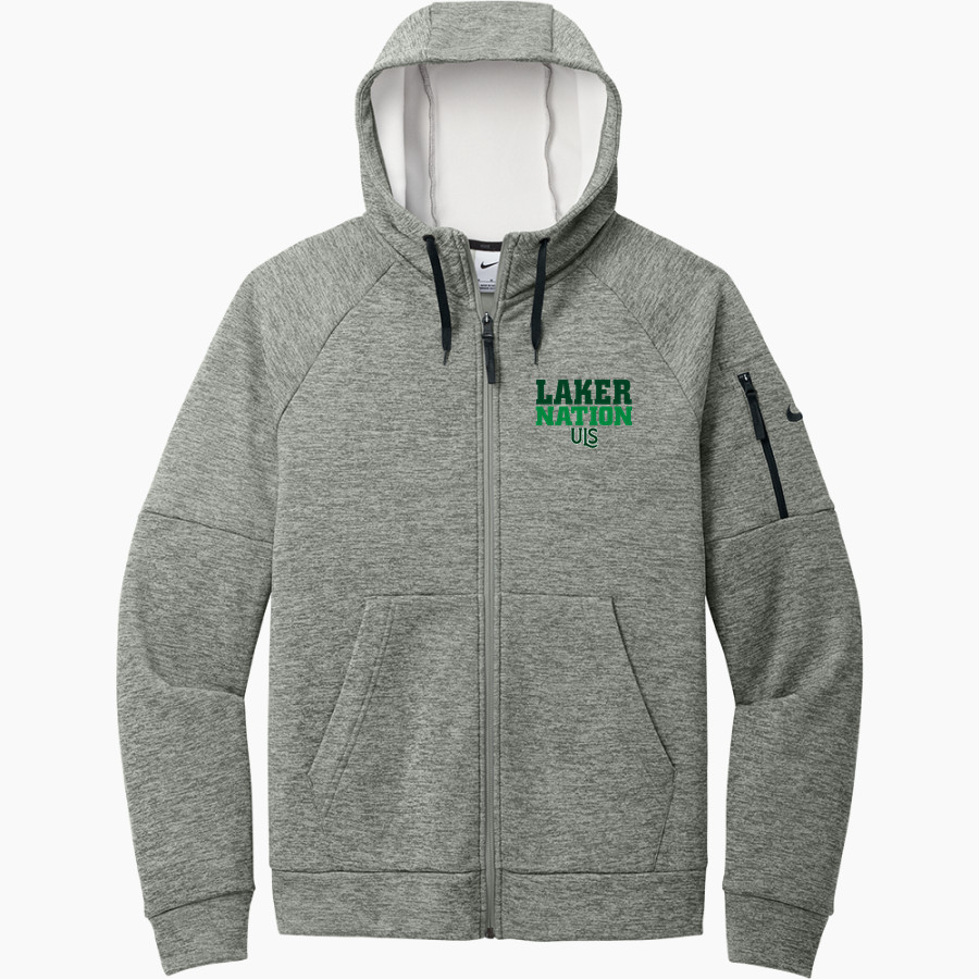 University Lake School Lakers Online Store Nike Men's Therma-FIT Pocket Full-Zip Fleece Hoodie
