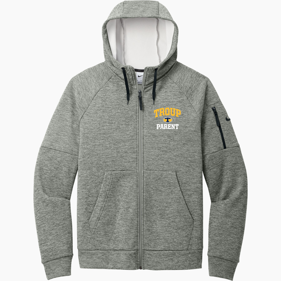 TROUP HIGH SCHOOL TIGERS <span class="pdp-name-mascot">TROUP TIGERS</span> Nike Men's Therma-FIT Pocket Full-Zip Fleece Hoodie