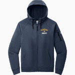 BELLEVILLE HIGH SCHOOL WILDCATS <span class="pdp-name-mascot">BELLEVILLE WILDCATS</span> Nike Men's Therma-FIT Pocket Full-Zip Fleece Hoodie Front Thumbnail