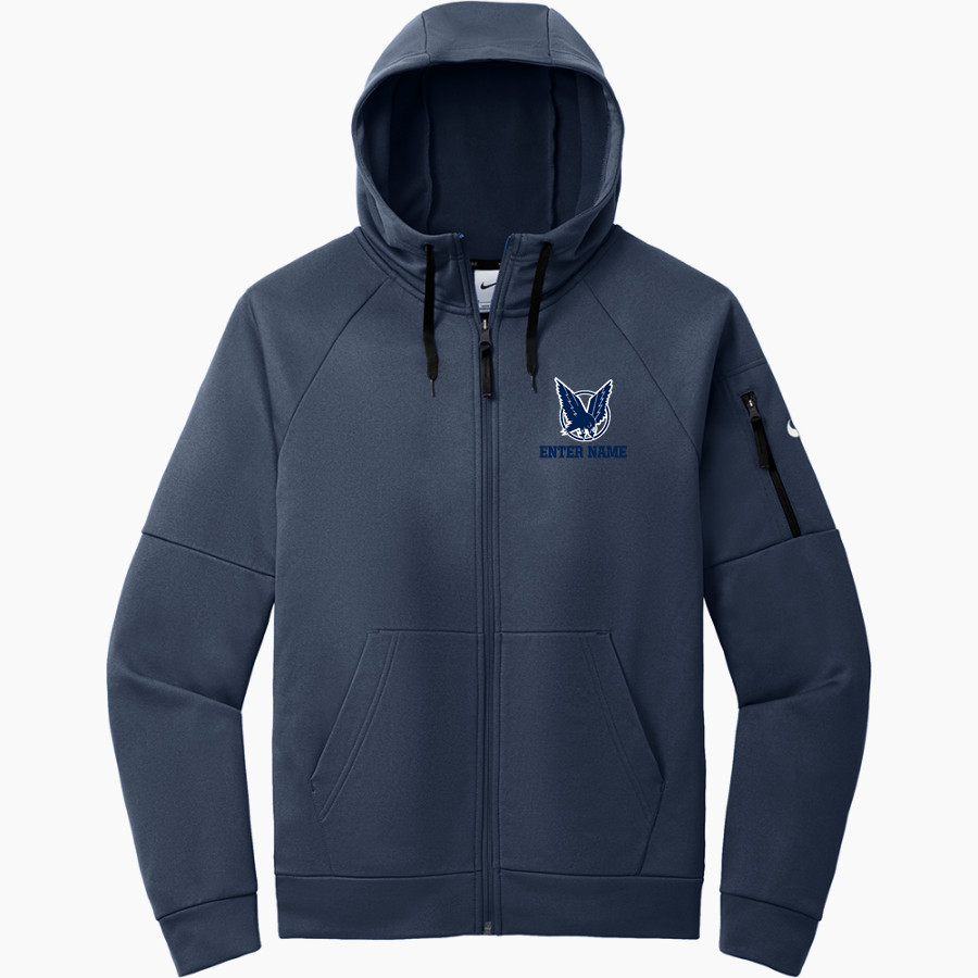 MAUMEE VALLEY COUNTRY DAY SCHOOL HAWKS Nike Men's Therma-FIT Pocket Full-Zip Fleece Hoodie