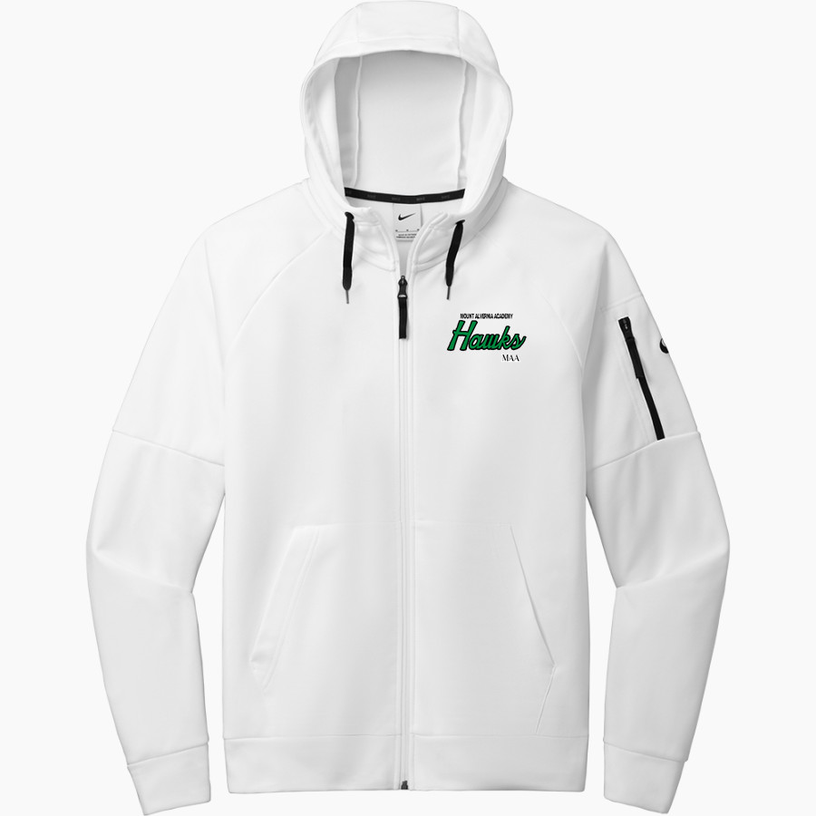 Mount Alvernia Academy Hawks Nike Men's Therma-FIT Pocket Full-Zip Fleece Hoodie
