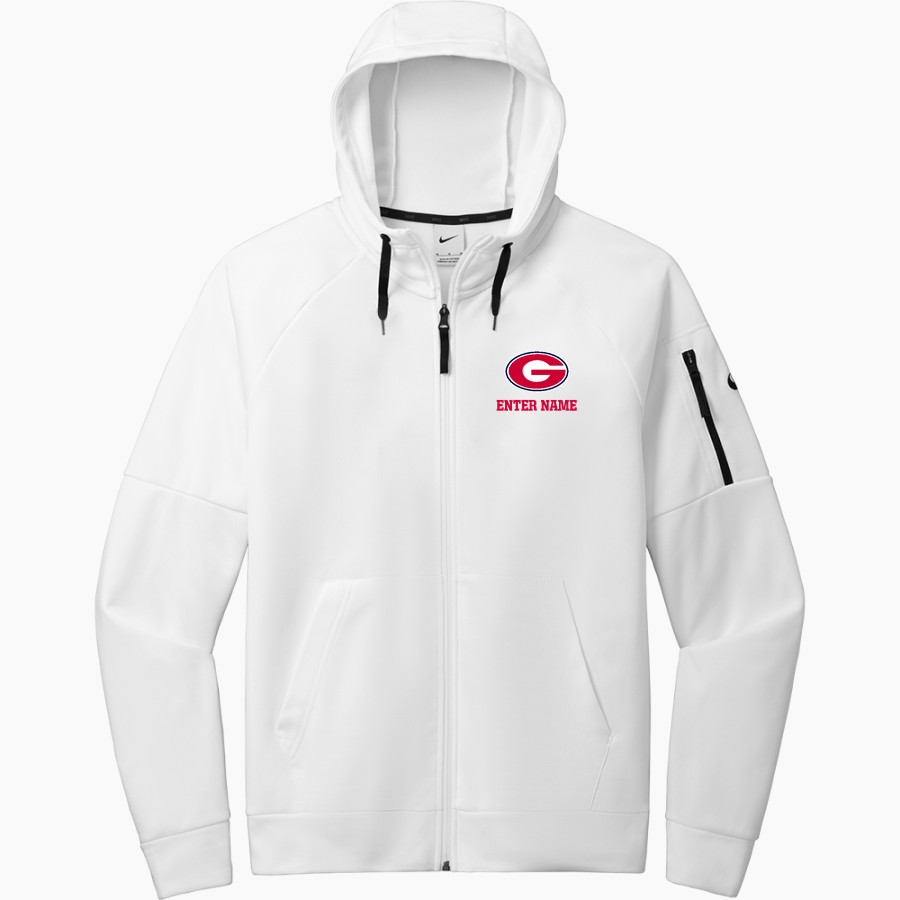 GRASSFIELD HIGH SCHOOL GRIZZLIES <span class="pdp-name-mascot">GRASSFIELD GRIZZLIES</span> Nike Men's Therma-FIT Pocket Full-Zip Fleece Hoodie