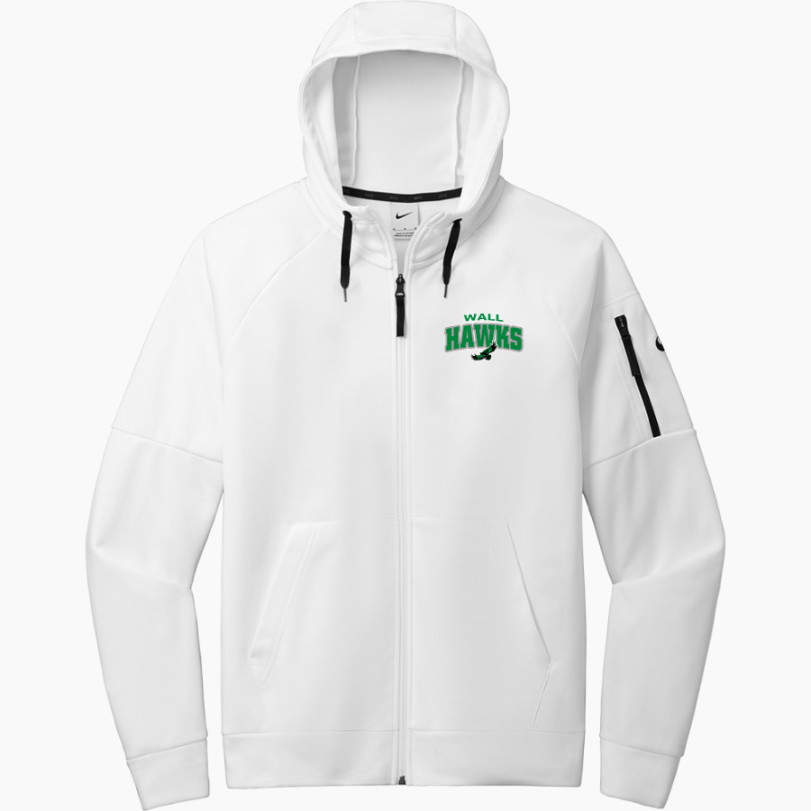 WALL HIGH SCHOOL HAWKS <span class="pdp-name-mascot">WALL HAWKS</span> Nike Men's Therma-FIT Pocket Full-Zip Fleece Hoodie