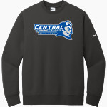 CCSU Blue Devils <span class="pdp-name-mascot">CCSU Blue Devils</span> Nike Men's Club Fleece Sleeve Swoosh Crewneck Sweatshirt Front Thumbnail