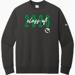 Sopris Elementary Eagles Nike Men's Club Fleece Sleeve Swoosh Crewneck Sweatshirt Front Thumbnail