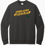 Green Acres Grizzlies <span class="pdp-name-mascot">Green Acres School Grizzlies</span> Nike Men's Club Fleece Sleeve Swoosh Crewneck Sweatshirt Front Thumbnail