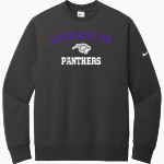 Glencoe-Silver Lake Panthers <span class="pdp-name-mascot">Glencoe Silver-Lake Panthers</span> Nike Men's Club Fleece Sleeve Swoosh Crewneck Sweatshirt Front Thumbnail