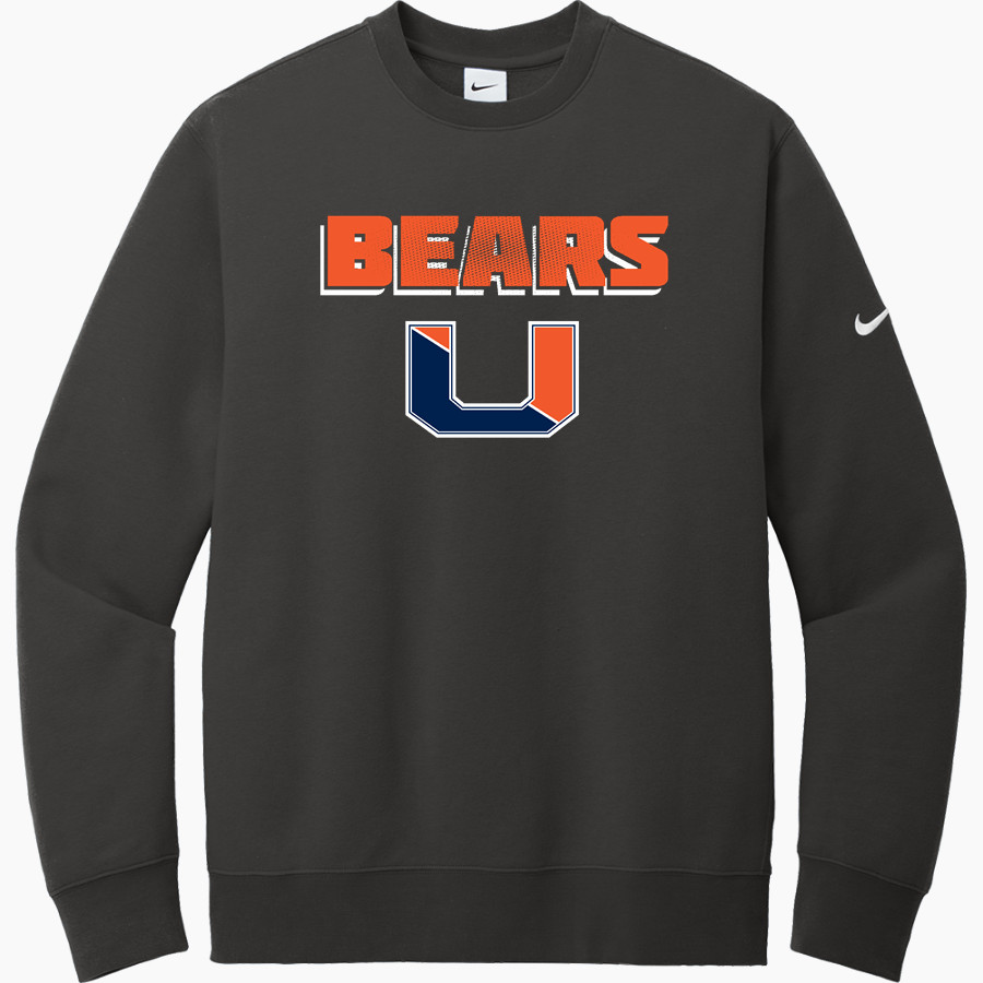 Union Bears Nike Men's Club Fleece Sleeve Swoosh Crewneck Sweatshirt