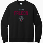 FREEPORT HIGH SCHOOL FALCONS <span class="pdp-name-mascot">FREEPORT FALCONS</span> Nike Men's Club Fleece Sleeve Swoosh Crewneck Sweatshirt Front Thumbnail
