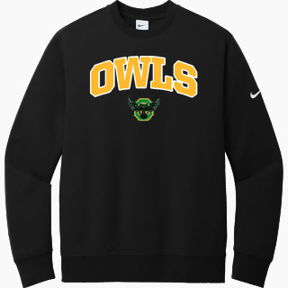 Nike Men's Club Fleece Sleeve Swoosh Crewneck Sweatshirt