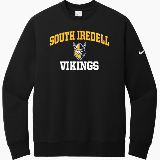 Nike Men's Club Fleece Sleeve Swoosh Crewneck Sweatshirt