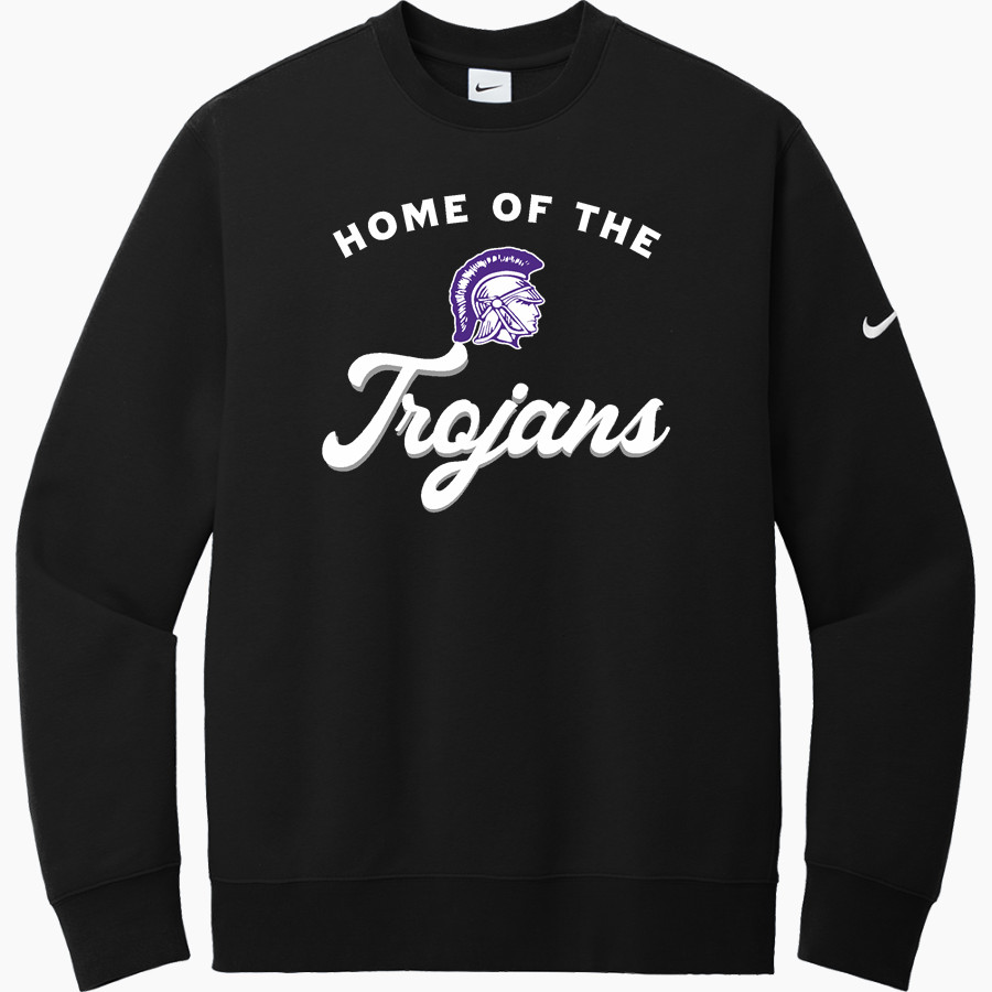 Petaluma Trojans <span class="pdp-name-mascot">Petaluma Trojans</span> Nike Men's Club Fleece Sleeve Swoosh Crewneck Sweatshirt