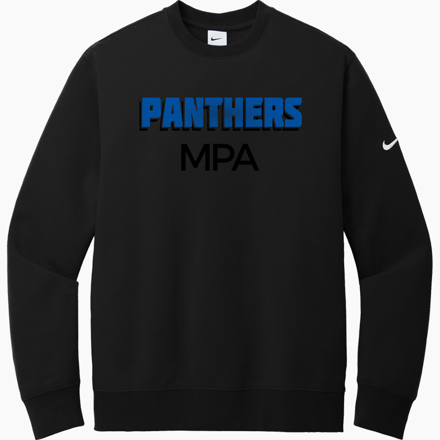 Mounds Park Academy Panthers Nike Men's Club Fleece Sleeve Swoosh Crewneck Sweatshirt