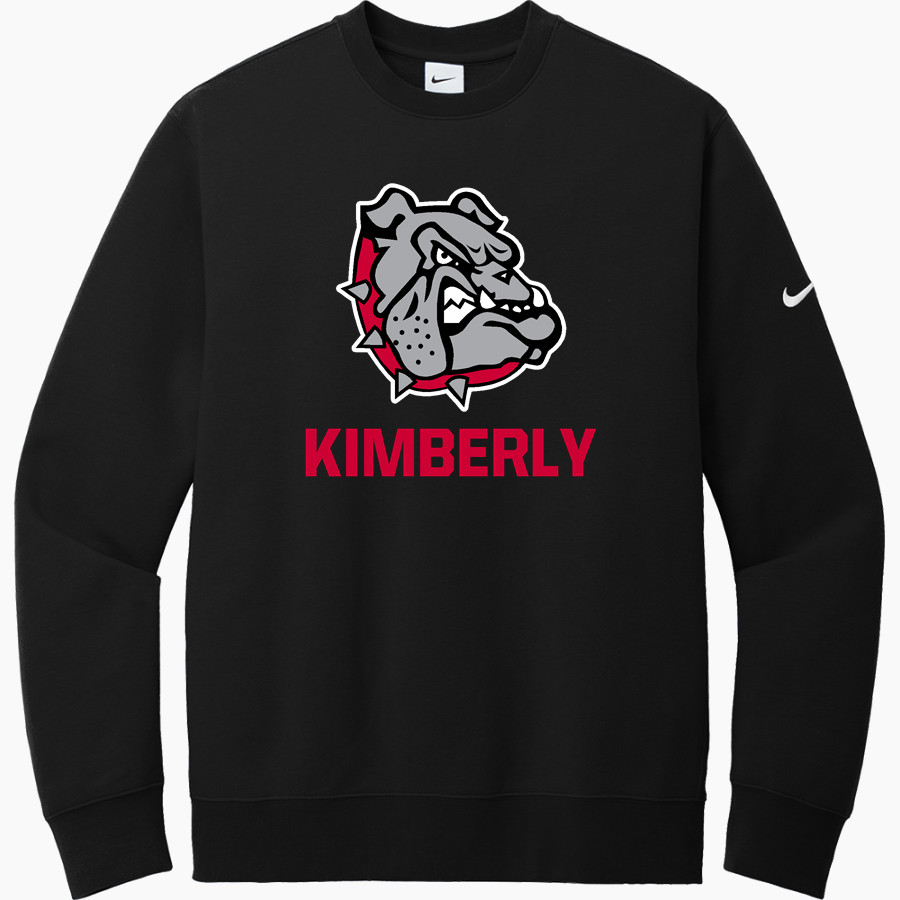 KIMBERLY HIGH SCHOOL BULLDOGS <span class="pdp-name-mascot">KIMBERLY BULLDOGS</span> Nike Men's Club Fleece Sleeve Swoosh Crewneck Sweatshirt