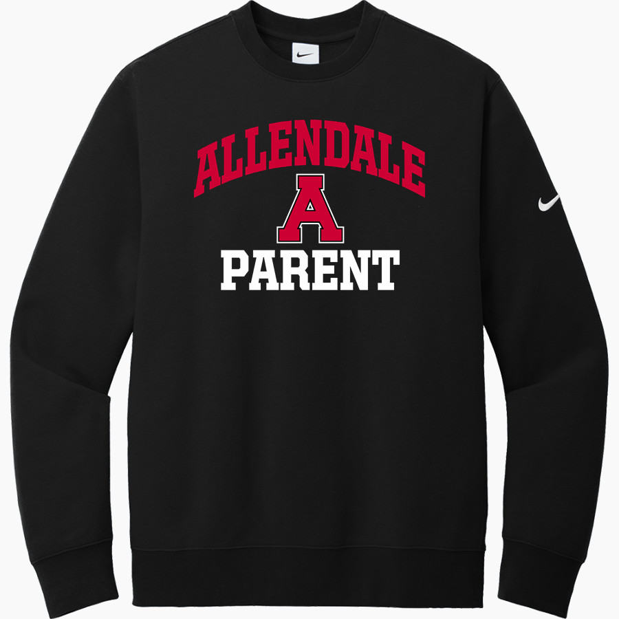 ALLENDALE HIGH SCHOOL FALCONS <span class="pdp-name-mascot">ALLENDALE FALCONS</span> Nike Men's Club Fleece Sleeve Swoosh Crewneck Sweatshirt
