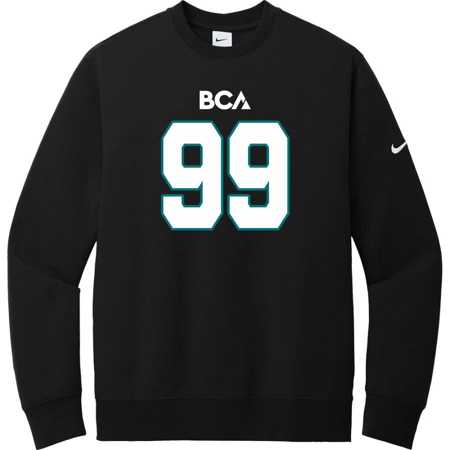 Bloomington Career Academy <span class="pdp-name-mascot">Bloomington Career Academy</span> Nike Men's Club Fleece Sleeve Swoosh Crewneck Sweatshirt